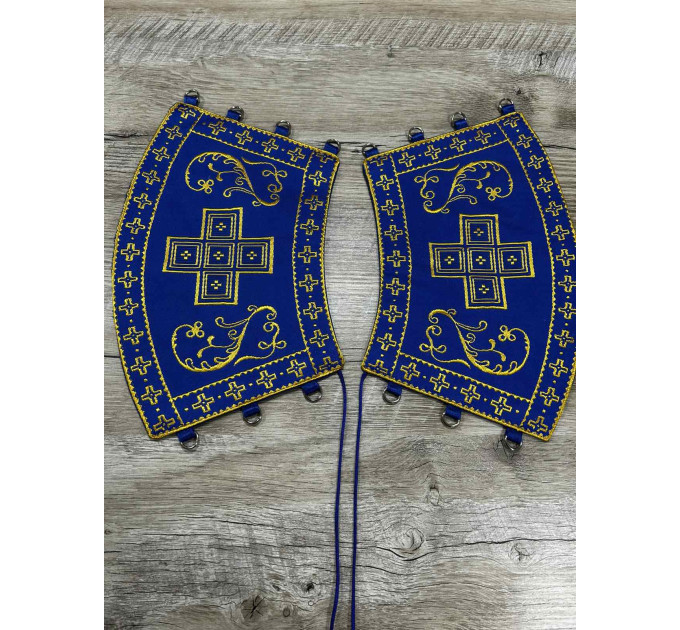 Liturgical blue vestment - Priest vestment - Church clothes for priests