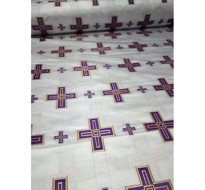 New Nonmetallic Brocade - Church Liturgical Brocade for vestment production