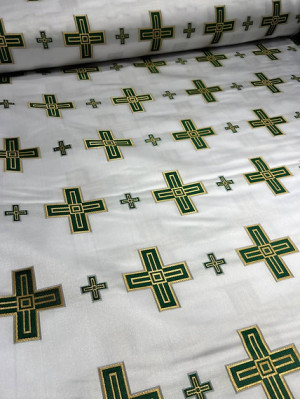 New Nonmetallic Brocade - Church Liturgical Brocade for vestment production