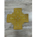 Set of crosses for Bishops vestment set - Embroidered patch crosses set