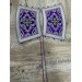 Vestment for deacon for Lent - Liturgical vestment set - Stichar, orar, cuffs