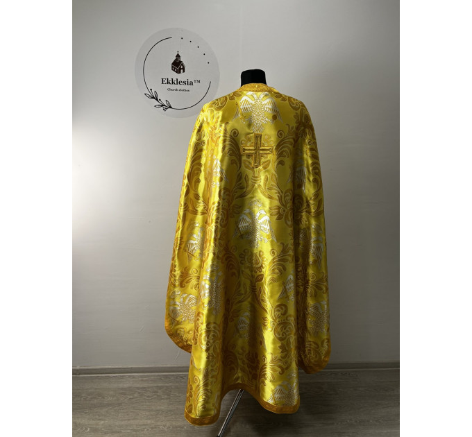 Exclusive liturgical vestment in Greek style - Greek brocade priest vestmet set