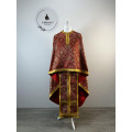 Liturgical priest vestment set - Orthodox vestment - Greek style phelonion