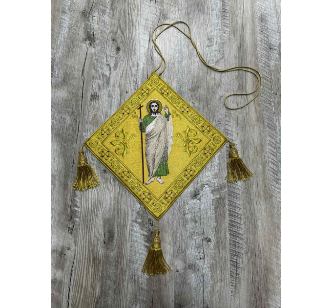 Gold Embroidered Palitsa - John the Baptist Embroidered epigonation