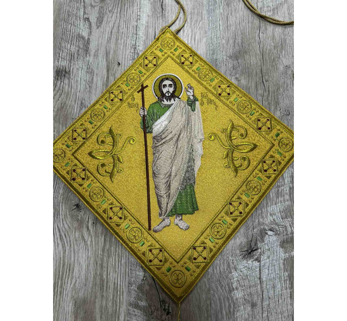 Gold Embroidered Palitsa - John the Baptist Embroidered epigonation