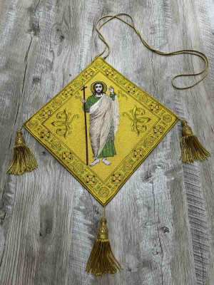 Gold Embroidered Palitsa - John the Baptist Embroidered epigonation