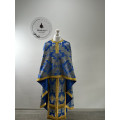 Greek vestments set in brocade with Theotokos icon - Orthodox priest set