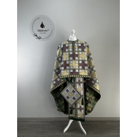 Liturgical vestment in Greek style - Greek brocade priest vestmet set - Phelon