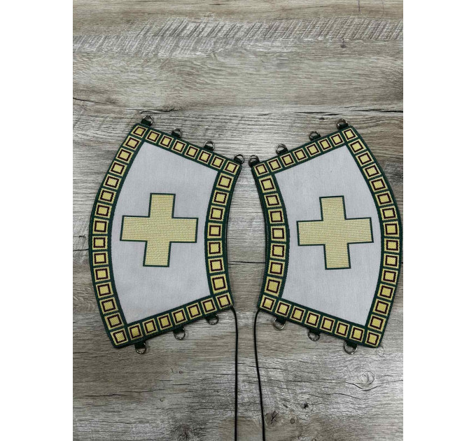 Liturgical vestment in Greek style - Greek brocade priest vestmet set - Phelon