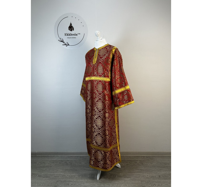 Red Altar Server Reader Robe - Stikharion - Surplice - Rochet - Alb