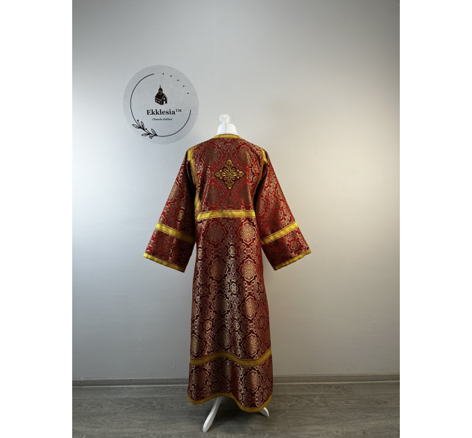 Red Altar Server Reader Robe - Stikharion - Surplice - Rochet - Alb