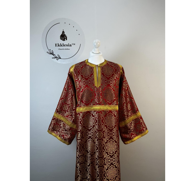 Red Altar Server Reader Robe - Stikharion - Surplice - Rochet - Alb