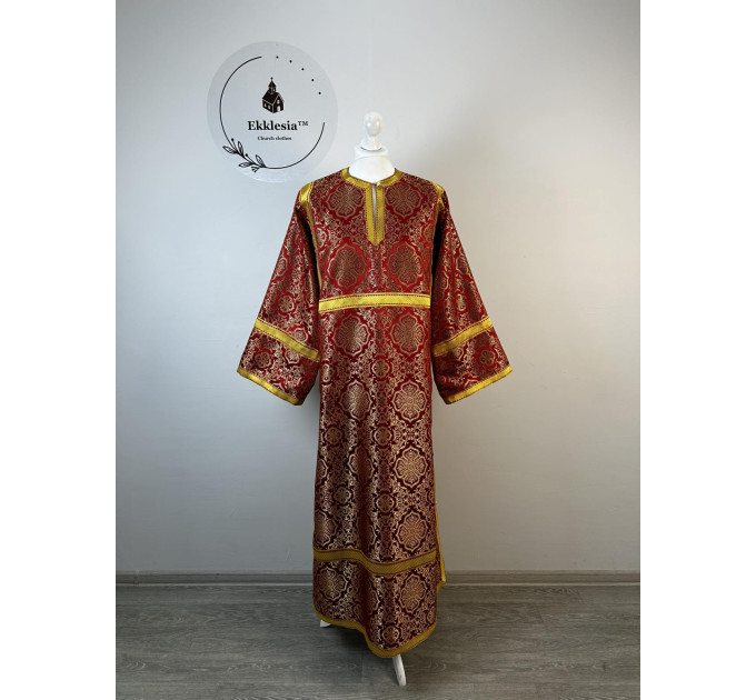 Red Altar Server Reader Robe - Stikharion - Surplice - Rochet - Alb