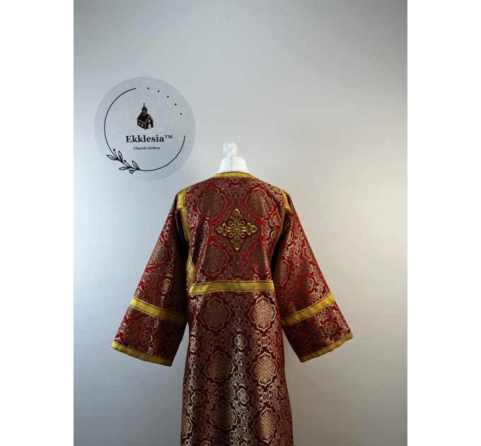 Red Altar Server Reader Robe - Stikharion - Surplice - Rochet - Alb