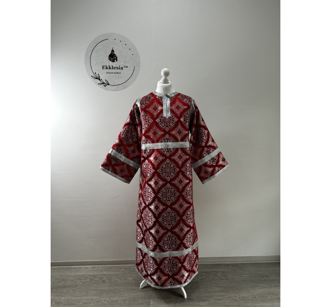Stichar for Lent - Altar Server Reader Robe brocade - Liturgical sticharion
