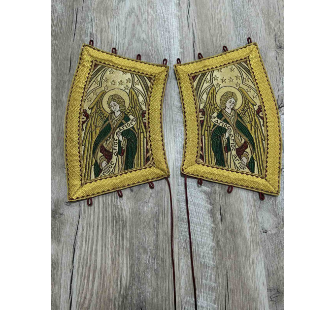 Communion set in Greek brocade 