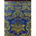 Greek Blue Brocade - Church Brocade - Liturgical Brocade - Priest Brocade