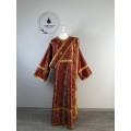 Orthodox deacon's vestment - Stichar with orar in Turkish silk