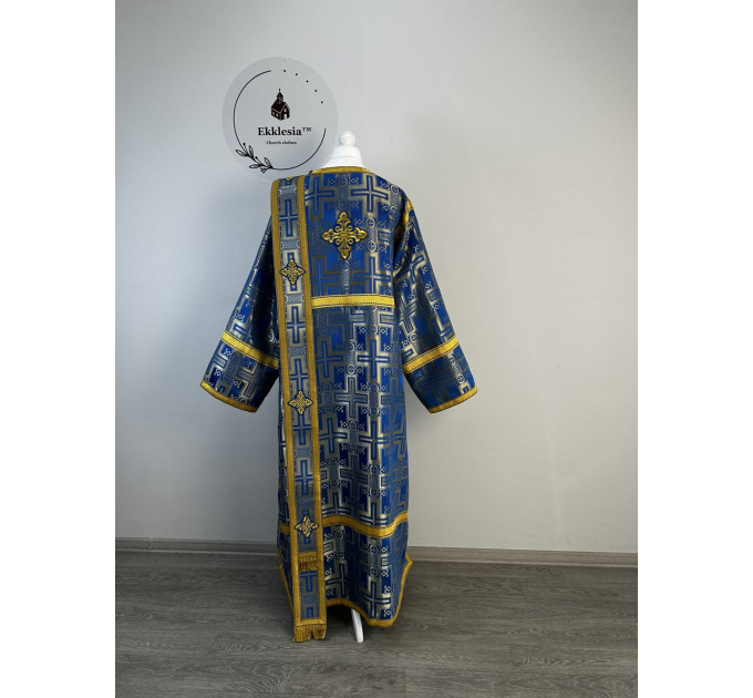 Orthodox vestment for deacon - Stichar with orar and cuffs in Turkish silk