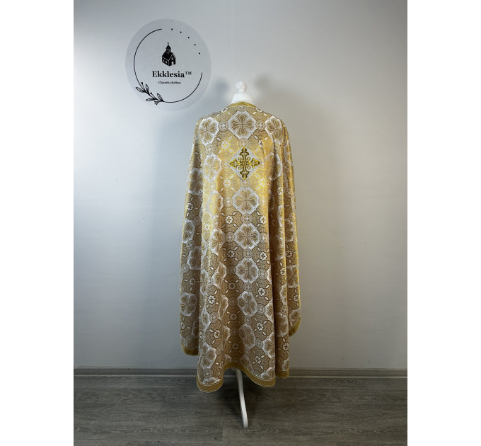 Priest Greek style vestment - Orthodox vestment set - Liturgical phelon