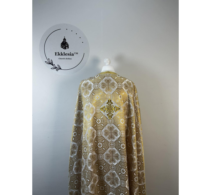 Priest Greek style vestment - Orthodox vestment set - Liturgical phelon