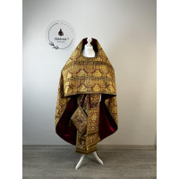 Slavic style vestments in Byzantium brocade - Priest vestments - Clothes for priests - Liturgical vestments - Liturgical garments