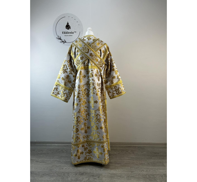 Vestment for subdeacon - Stichar in greek brocade - Single orar and sticharion