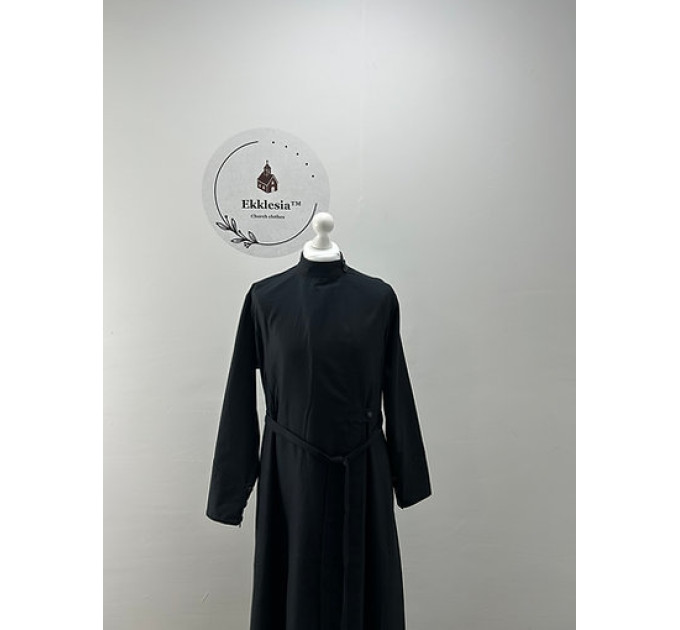 Combo: Slavic cassock and vest in linen-gabardine fabric