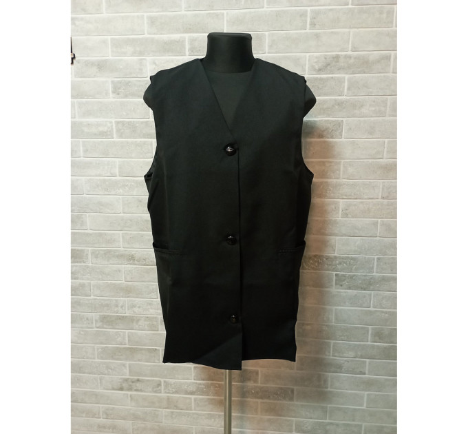 Combo: Slavic cassock and vest in linen-gabardine fabric