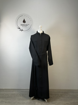 Bulgarian style embroidered Orthodox cassock - Cassock with buttons in gabardine