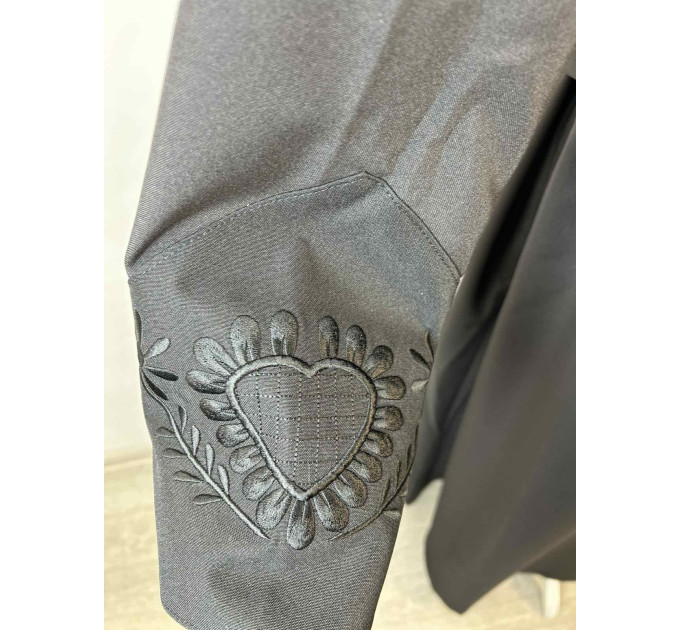 Bulgarian style embroidered Orthodox cassock - Cassock with buttons in gabardine