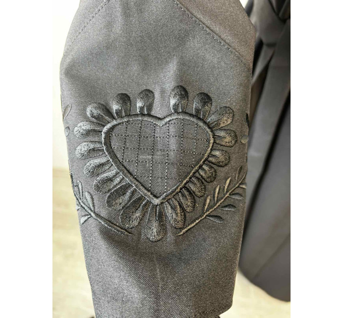 Bulgarian style embroidered Orthodox cassock - Cassock with buttons in gabardine