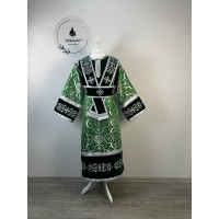 Combined embroidered Subdeacon's vestment made of natural velvet and brocade