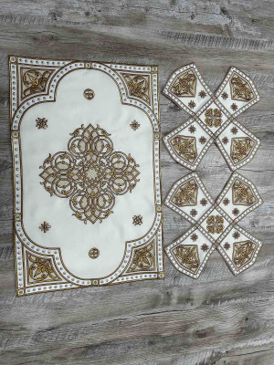 Embroidered Orthodox Chalice Covers - Aer and chalice veil orthodox set