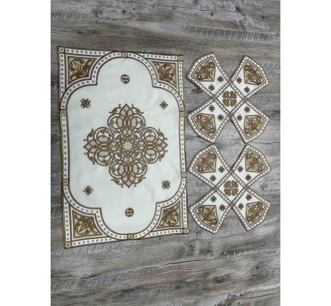 Embroidered Orthodox Chalice Covers - Aer and chalice veil orthodox set