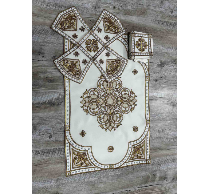 Embroidered Orthodox Chalice Covers - Aer and chalice veil orthodox set