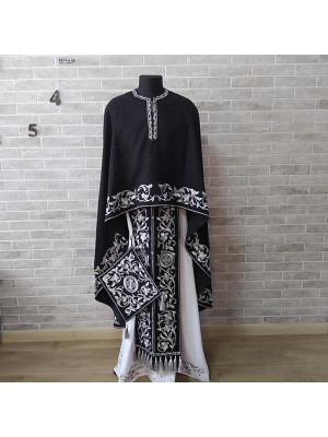 Greek vestment with machine embroidery- Priest vestment - Clothes for priests