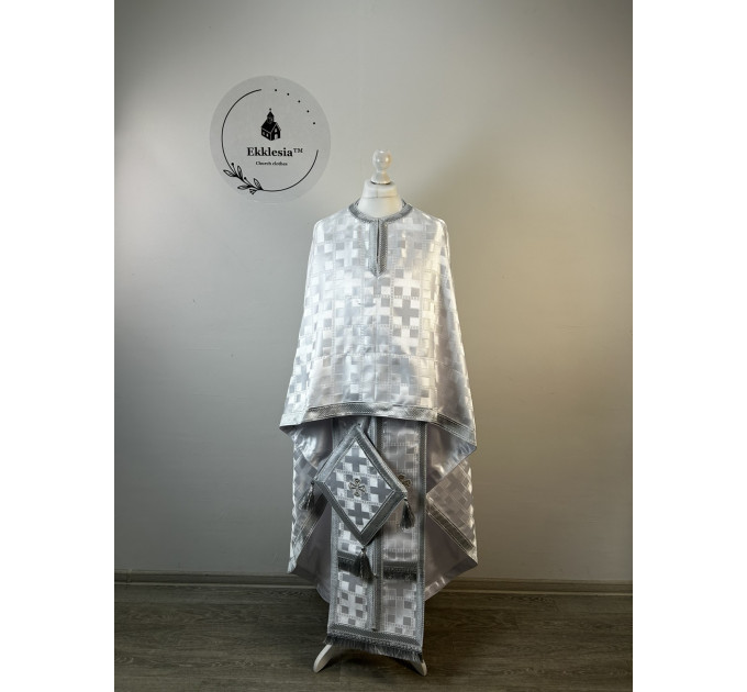 Ordination vestment set - Orthodox priest brocade liturgical set