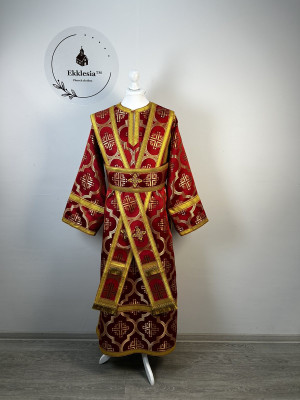 Orthodox vestment for subdeacon - Liturgical stichar and extra long orar Orthodox vestment for subdeacon - Liturgical stichar and extra long orar