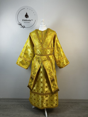 Orthodox liturgical set for subdeacon - Stichar and extra long orar Orthodox liturgical set for subdeacon - Stichar and extra long orar