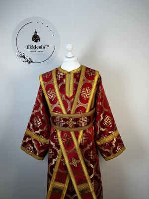 Orthodox vestment for subdeacon - Liturgical stichar and extra long orar